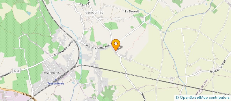 localisation de l'entreprise MENUISERIE CAILHOL  SENOUILLAC