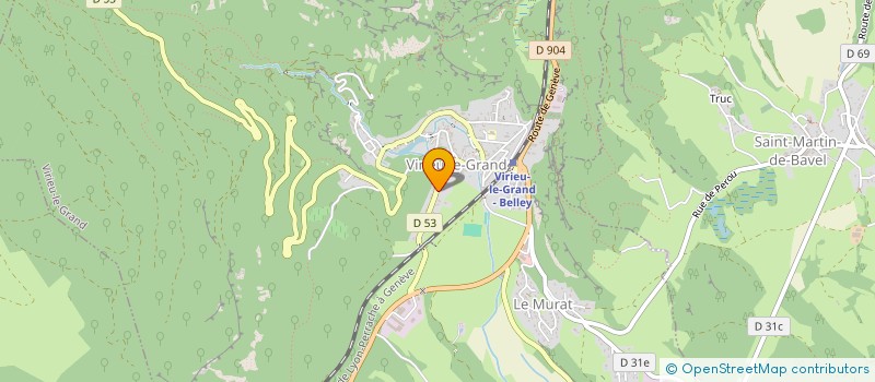 localisation de l'entreprise MENUISERIE CALAVIA  VIRIEU-LE-GRAND