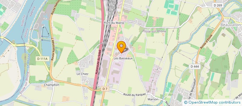 localisation de l'entreprise MENUISERIE CAYOL  PONTAIX