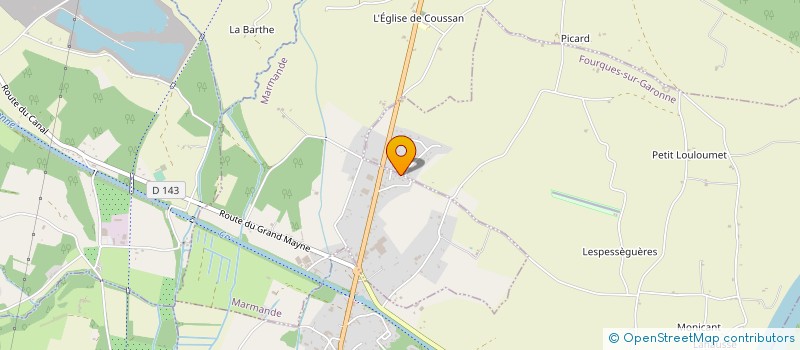 localisation de l'entreprise MENUISERIE CESA  MARMANDE