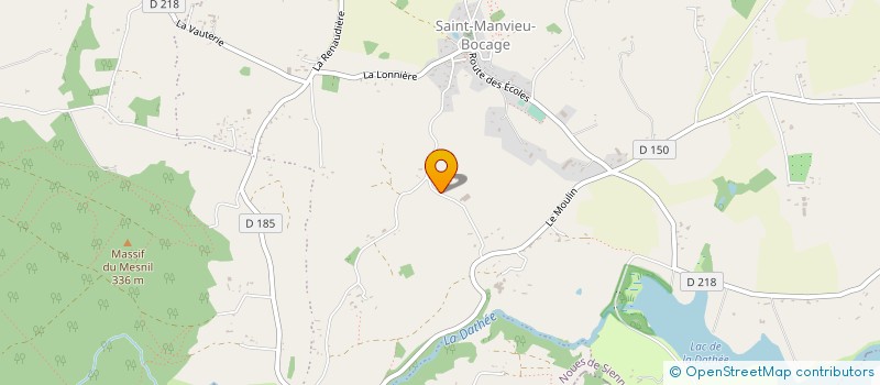 localisation de l'entreprise MENUISERIE CHANU PERE ET FILS  NOUES DE SIENNE