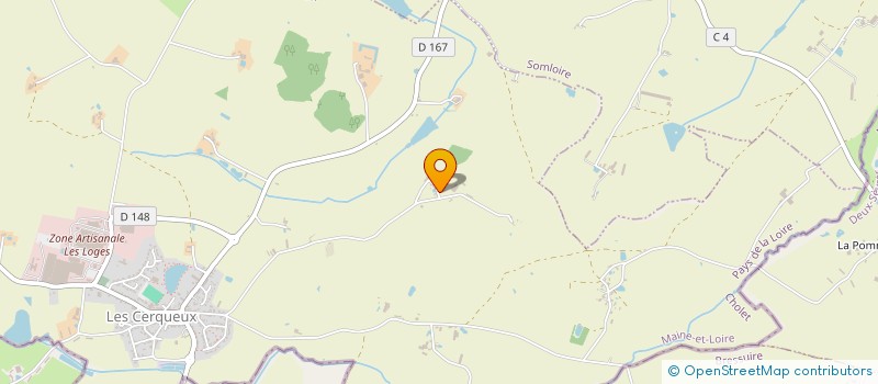 localisation de l'entreprise MENUISERIE CHARPENTE BOUSSION à YZERNAY