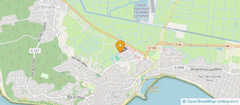 localisation de l'entreprise MENUISERIE CHARPENTE DU PERTHUIS  LA TRANCHE-SUR-MER