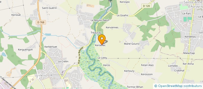 localisation de l'entreprise MENUISERIE CHARPENTE HERVOCHE à PLUNERET