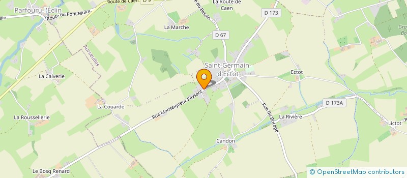 localisation de l'entreprise MENUISERIE CHARPENTE MARIE  AURSEULLES