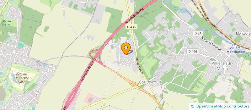 localisation de l'entreprise MENUISERIE CHEVALIER à COUTEVROULT