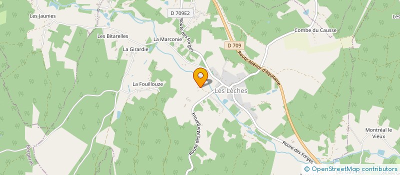 localisation de l'entreprise MENUISERIE CHEVALIER  BEAURONNE