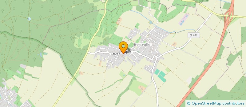 localisation de l'entreprise MENUISERIE CLAUDE  BERRWILLER
