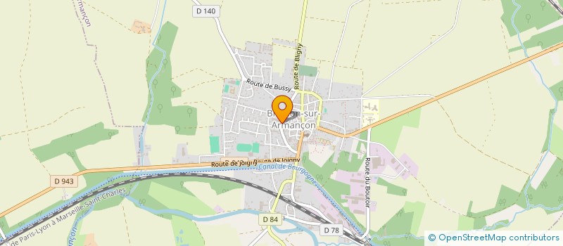 localisation de l'entreprise MENUISERIE CLERIN à BRIENON-SUR-ARMANCON