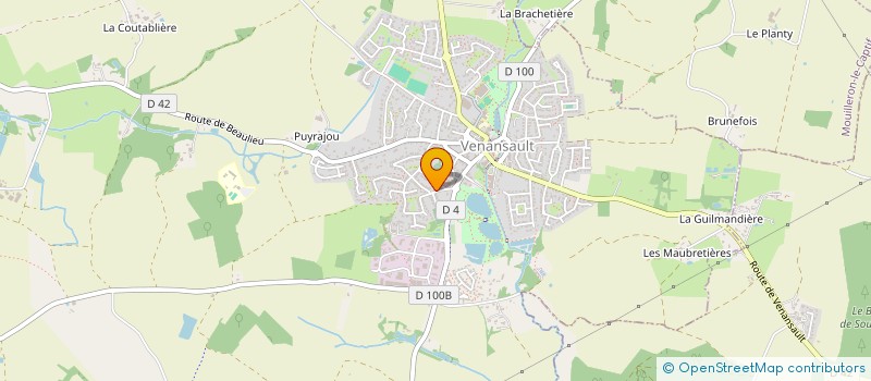 localisation de l'entreprise MENUISERIE CLOISONS PARQUET AGENCEMENTS à AIZENAY