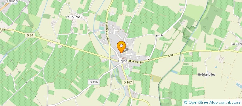 localisation de l'entreprise MENUISERIE COISCAULT à LYS-HAUT-LAYON