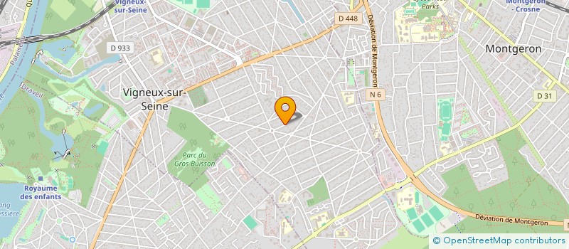 localisation de l'entreprise MENUISERIE.COM à VIGNEUX-SUR-SEINE