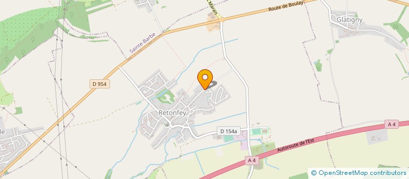 localisation de l'entreprise MENUISERIE CONCEPT  RETONFEY