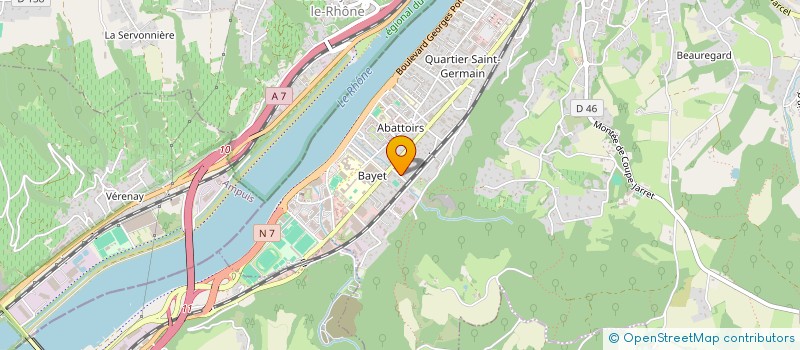 localisation de l'entreprise MENUISERIE CONSEIL  VIENNE