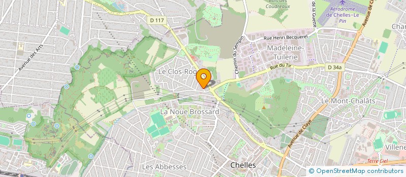 localisation de l'entreprise MENUISERIE CONSTRUCTION RENOVATION à CHELLES