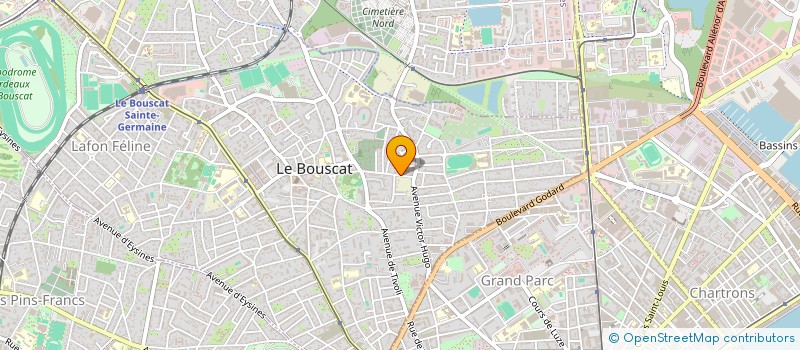 localisation de l'entreprise MENUISERIE CONTEMPORAINE à LE BOUSCAT