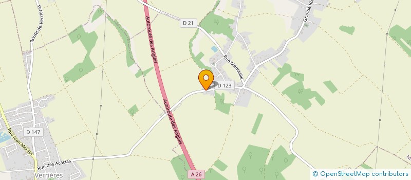 localisation de l'entreprise MENUISERIE CORDIER THIERRY  MONTAULIN