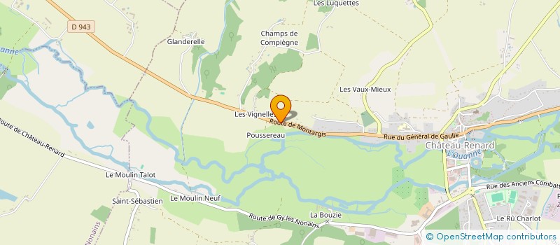 localisation de l'entreprise MENUISERIE COSTE à CHATEAU-RENARD
