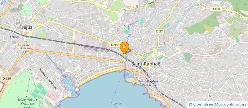 localisation de l'entreprise MENUISERIE D'AGENCEMENT LJE à FREJUS