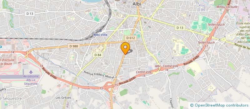 localisation de l'entreprise MENUISERIE D'AVENIR à ALBI
