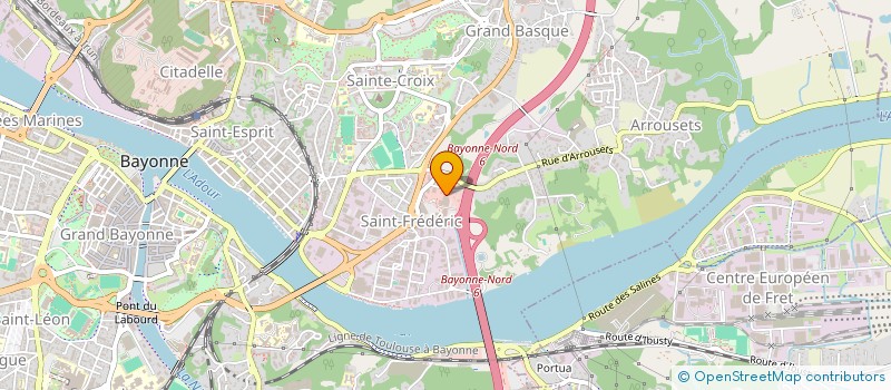 localisation de l'entreprise MENUISERIE DA SILVA à BAYONNE