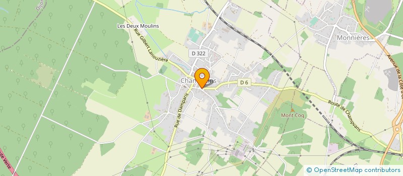 localisation de l'entreprise MENUISERIE DARCQ  SAMPANS