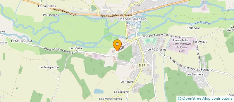 localisation de l'entreprise MENUISERIE DASSY à CHATEAU-RENARD