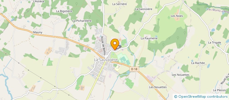 localisation de l'entreprise MENUISERIE DAVOUST à LES MONTS-D'ANDAINE