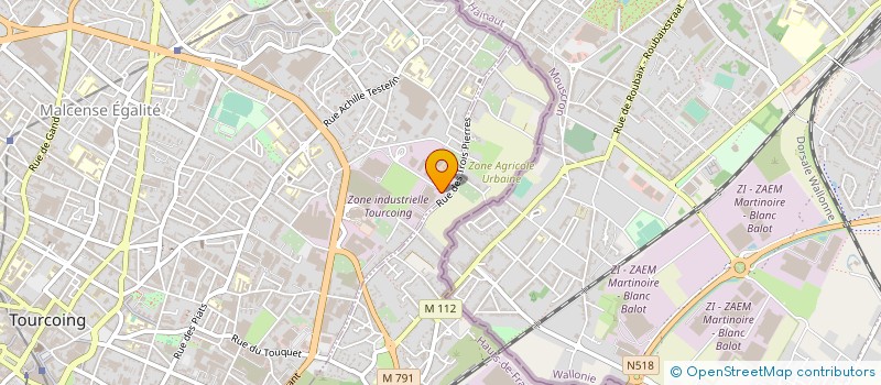 localisation de l'entreprise MENUISERIE DE BUCK  TOURCOING