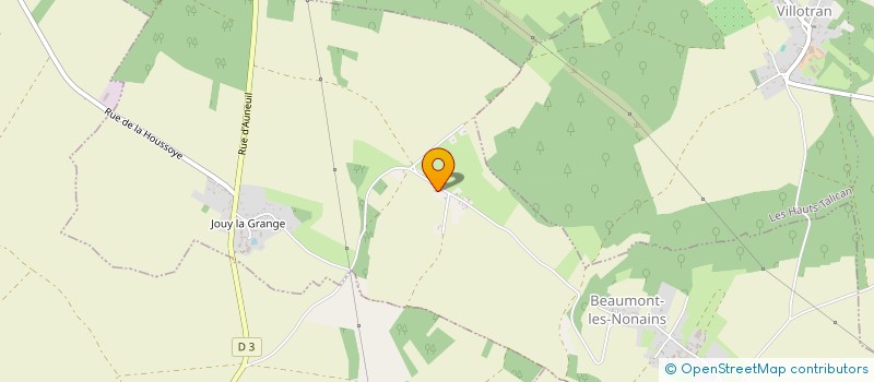 localisation de l'entreprise MENUISERIE DE CHANTOISEAU  BEAUMONT-LES-NONAINS