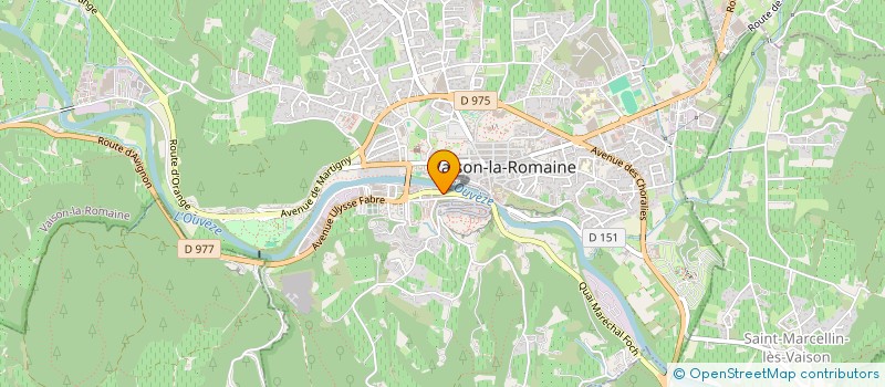 localisation de l'entreprise MENUISERIE DE L'OUVEZE à VAISON-LA-ROMAINE