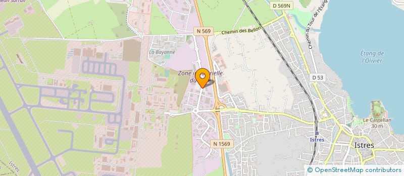 localisation de l'entreprise MENUISERIE DE LA CRAU à ISTRES