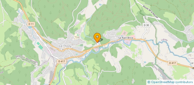 localisation de l'entreprise MENUISERIE DE LA CREUSE  LE THOLY