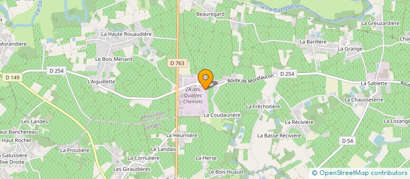 localisation de l'entreprise MENUISERIE DE LA LOIRE à MOUZILLON