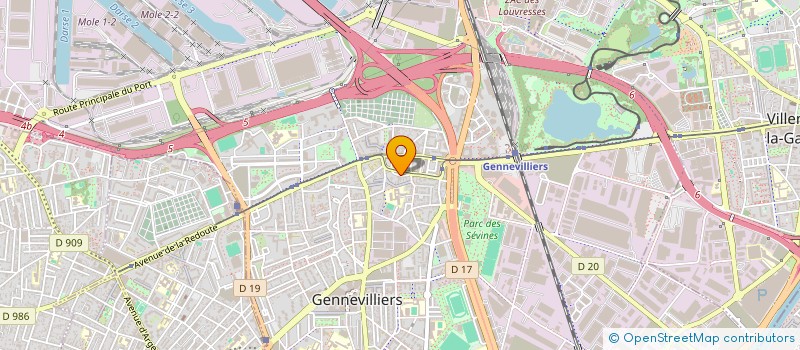 localisation de l'entreprise MENUISERIE DE LA PROCESSION à GENNEVILLIERS