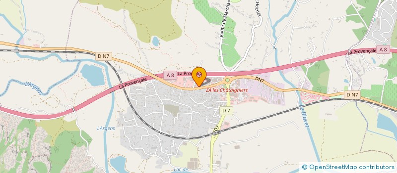 localisation de l'entreprise MENUISERIE DE PROVENCE à ROQUEBRUNE-SUR-ARGENS