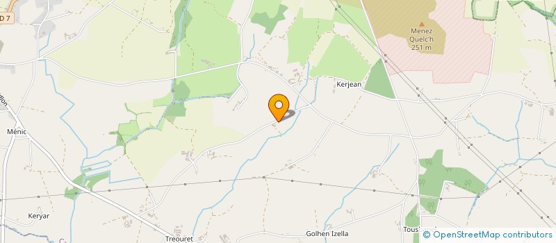 localisation de l'entreprise MENUISERIE DECOTTIGNIES à CAST