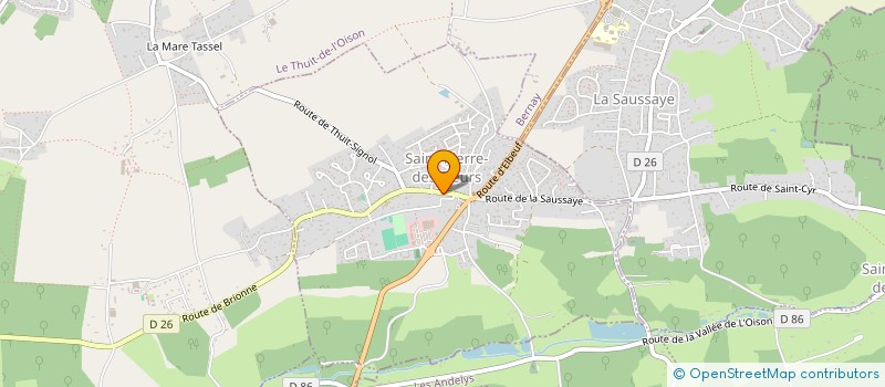 localisation de l'entreprise MENUISERIE DELABARRE  TOURVILLE-LA-CAMPAGNE