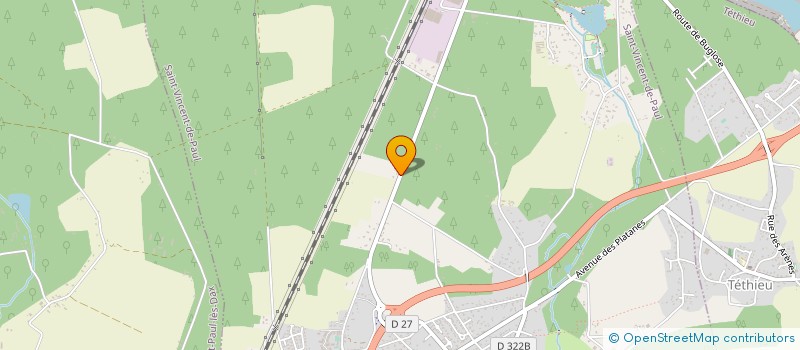 localisation de l'entreprise MENUISERIE DELMON  SAINT-VINCENT-DE-PAUL