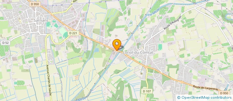 localisation de l'entreprise MENUISERIE DEPALLE  LORIOL-DU-COMTAT