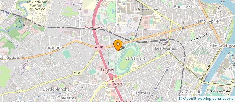 localisation de l'entreprise MENUISERIE DEPANNAGE MULTISERVICE à TOULOUSE