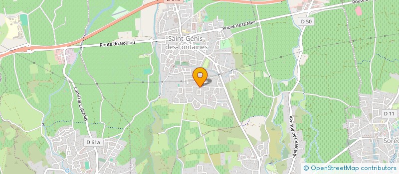 localisation de l'entreprise MENUISERIE DES ALBERES  SAINT-GENIS-DES-FONTAINES