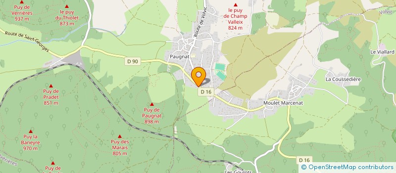 localisation de l'entreprise MENUISERIE DES PUYS  CHARBONNIERES-LES-VARENNES