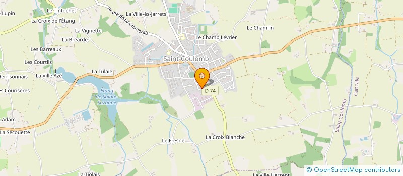 localisation de l'entreprise MENUISERIE DESMOT  SAINT-COULOMB