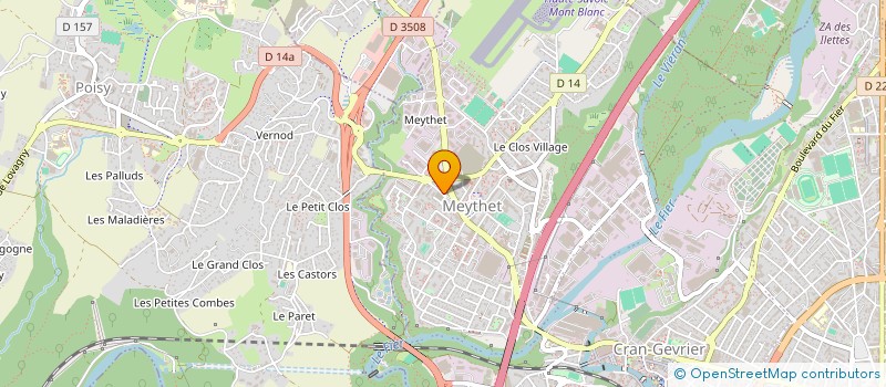 localisation de l'entreprise MENUISERIE DIFFUSION à ANNECY