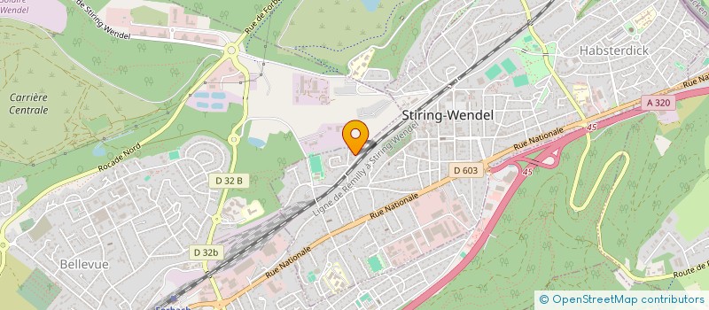 localisation de l'entreprise MENUISERIE DINCHER  STIRING-WENDEL