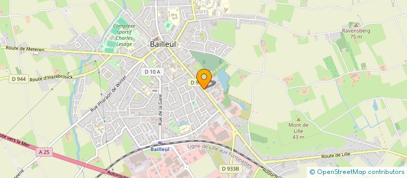 localisation de l'entreprise MENUISERIE DL à BAILLEUL