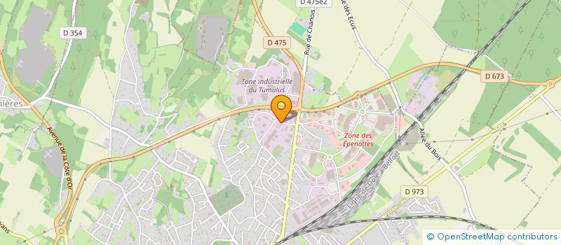 localisation de l'entreprise MENUISERIE DOUGNIER à DOLE