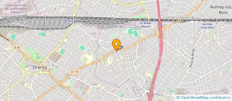 localisation de l'entreprise MENUISERIE DU BATIMENT à LE BLANC-MESNIL