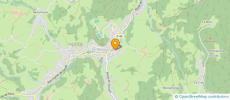 localisation de l'entreprise MENUISERIE DU BUSSET  ORBEY